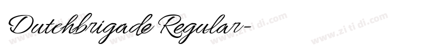 Dutchbrigade Regular字体转换 Dutchbrigade Regular字体转换